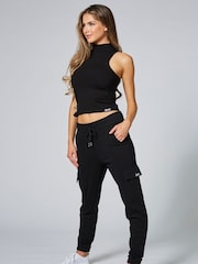 Top sin mangas Barbarella de cuello alto - Imagen 2 de 5