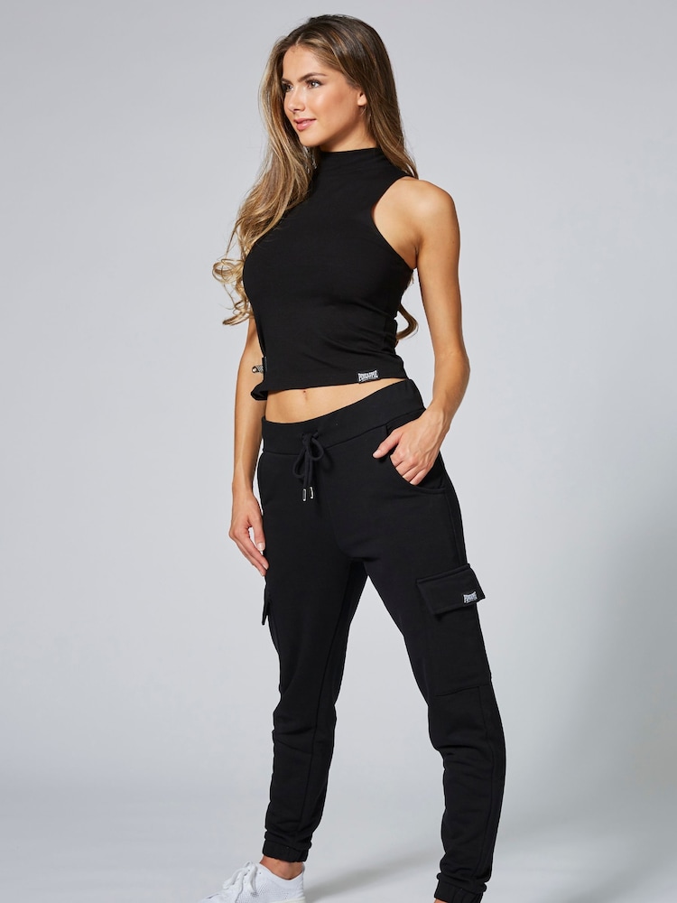 Top sin mangas Barbarella de cuello alto - Imagen 2 de 5