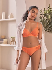 Grün/Orange/Creme - Spitzen-BHs, 3er-Pack, DD+ - Bild 3 von 10