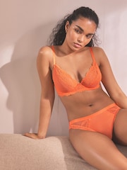 Grün/Orange/Creme - Spitzen-BHs, 3er-Pack, DD+ - Bild 4 von 10