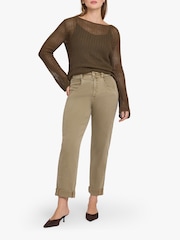 NYDJ Natural Kasey Stovepipe Ankle Jeans - Image 1 of 5