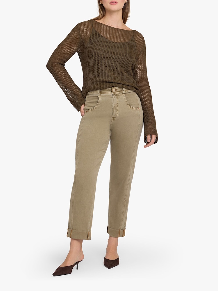 NYDJ Natural Kasey Stovepipe Ankle Jeans - Image 1 of 5