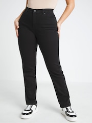 Simply Be Black 24/7 Straight Leg Jeans - Image 2 of 6