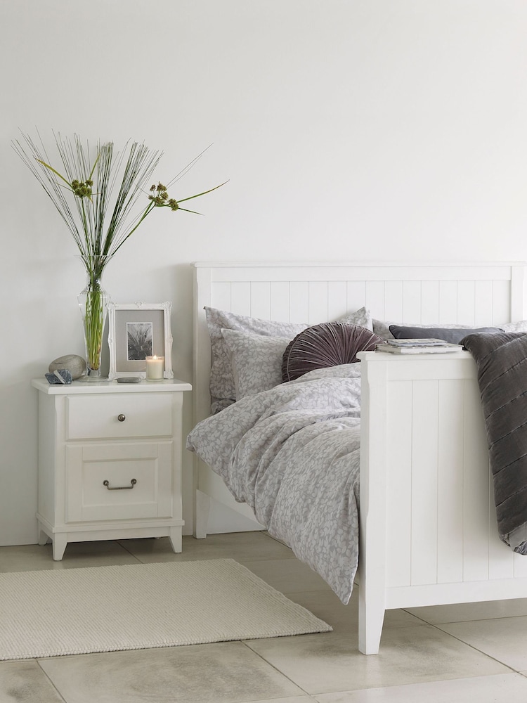 Laura Ashley White Devon Bed Frame - Image 1 of 4