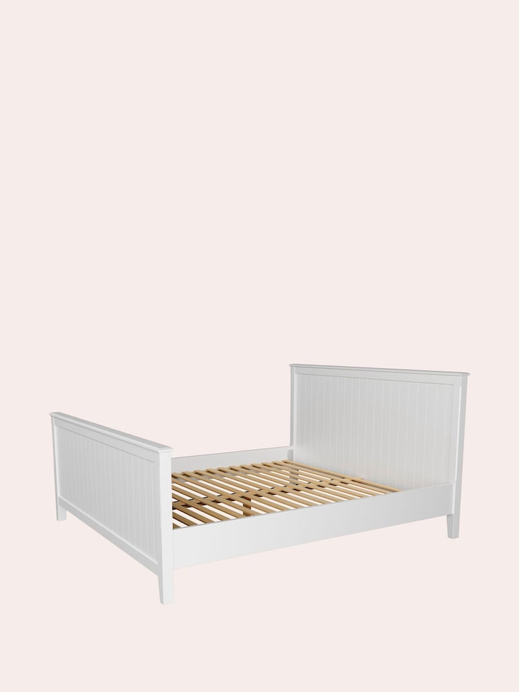 Laura Ashley White Devon Bed Frame - Image 4 of 4