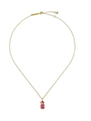 Ted Baker Pink Crystal Gold Tone Miley: Cluster Pendant - Image 3 of 5