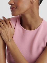 Ted Baker Gold Tone Hela: Crystal Hoop Adjustable Bracelet - Image 3 of 6