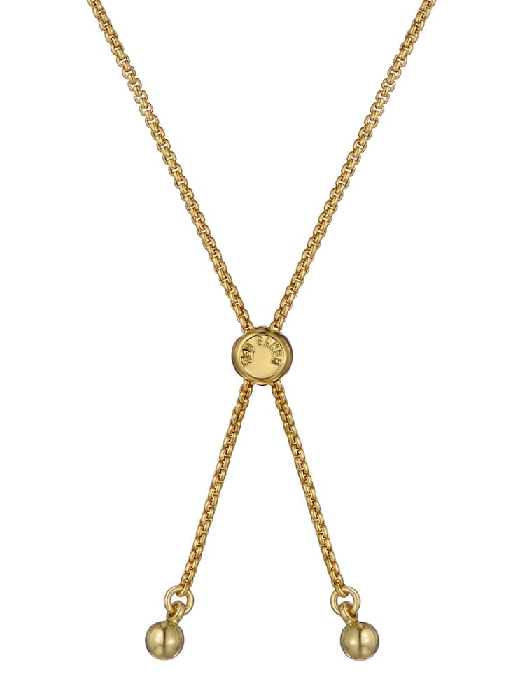 Ted Baker Gold Tone Hela: Crystal Hoop Adjustable Bracelet - Image 6 of 6