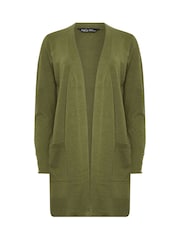M&Co Green Button Detail Midi Cardigan - Image 5 of 6