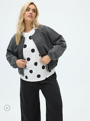 Boz - Yours Curve Limited Co-ord Barrel Jacket - 7şəkildən 4 şəkil