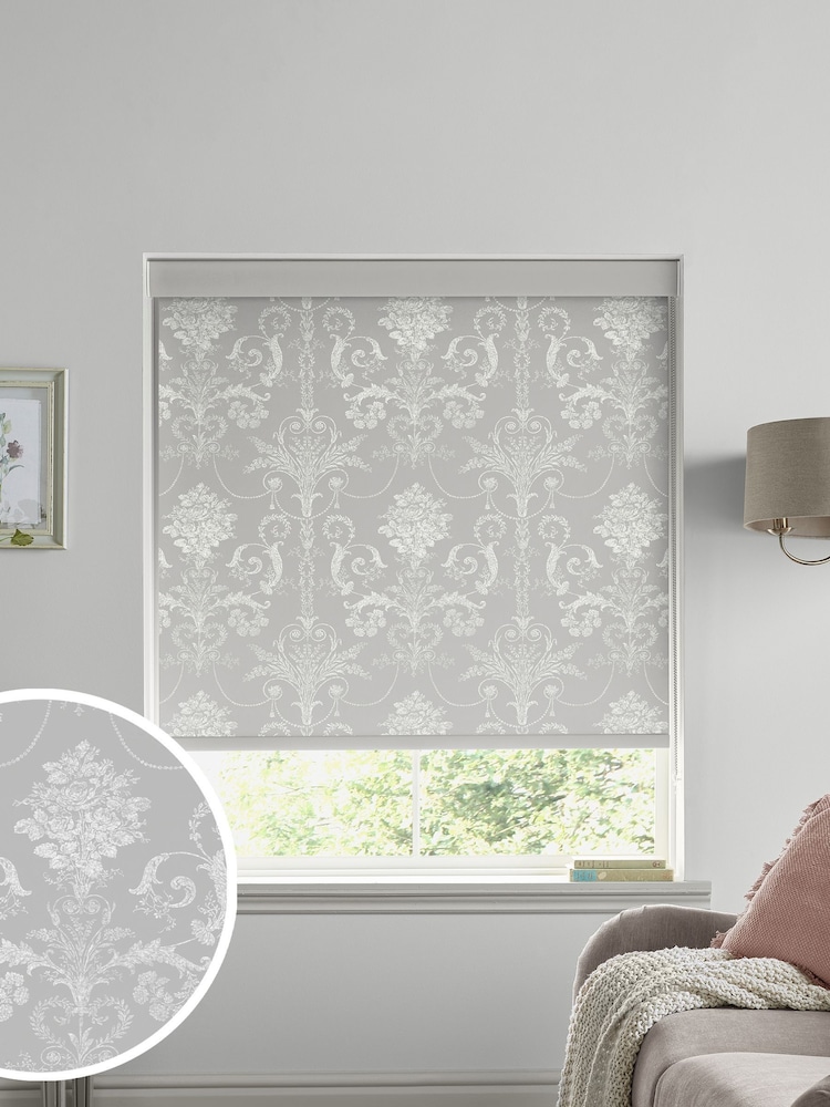 Laura Ashley Steel Josette Made To Measure Roller Blind - Image 1 of 5