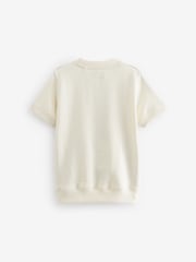 Neutral Vertical Textured Colourblock Top (3-16yrs) - Image 2 of 3