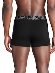 Under Armour Black 100% Cotton Performance Boxers 3 Pack - Image 3 of 3