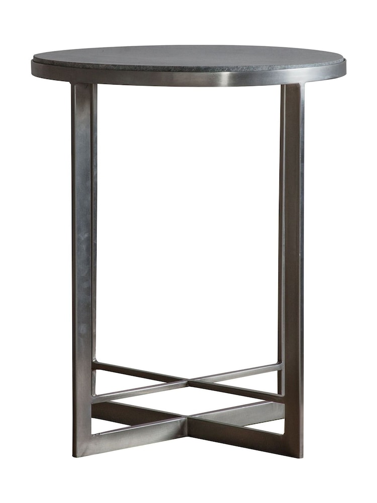 Gallery Home Silver Silver Side Table - Image 3 of 3
