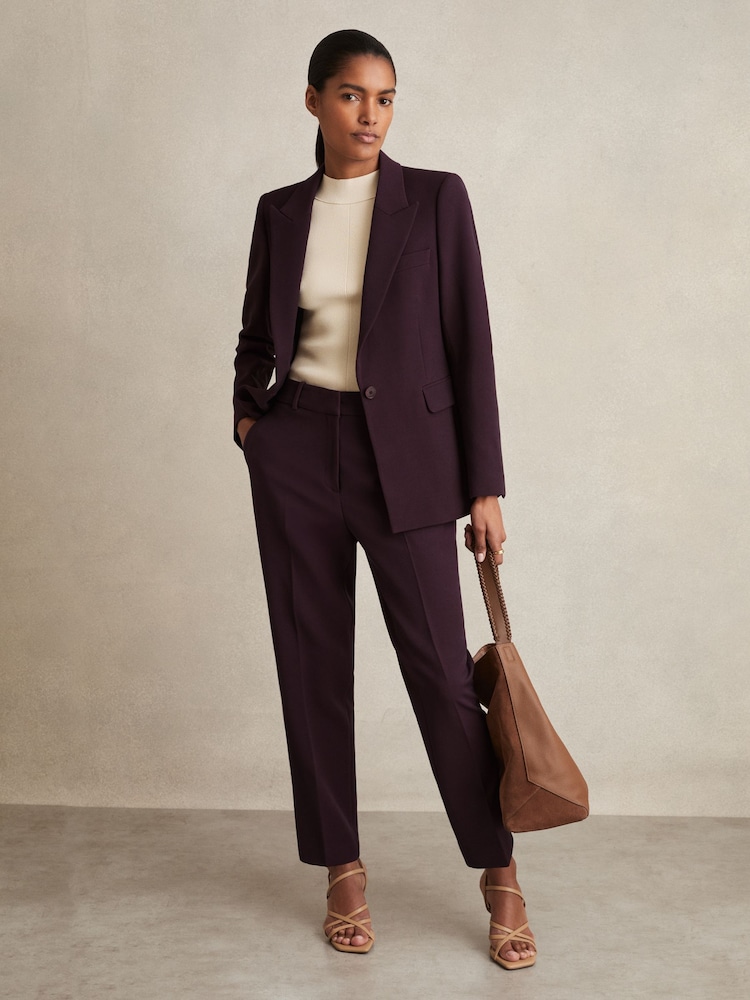 Beere - Reiss Gabi Einreihiger Tailored-Blazer - Bild 1 von 7 Beere - Reiss Gabi Einreihiger Tailored-Blazer - Bild 1 von 7