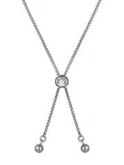 Ted Baker Clear Crystal Silver Tone Hela: Crystal Hoop Adjustable Bracelet - Image 4 of 7