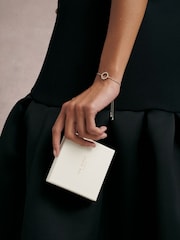 Ted Baker Clear Crystal Silver Tone Hela: Crystal Hoop Adjustable Bracelet - Image 7 of 7