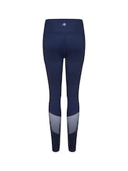 Pour Moi Blue Energy Full Length Mesh Panel Sports Leggings - Image 5 of 5