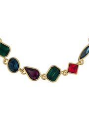 Ted Baker Multi Gold Tone Juliet: Jewel Chain Crystal Drawstring Bracelet - Image 5 of 7