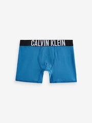 Calvin Klein Black/Vallartablue Intense Power Boxer Briefs 2 Pack - Image 2 of 3