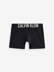 Calvin Klein Black/Vallartablue Intense Power Boxer Briefs 2 Pack - Image 3 of 3
