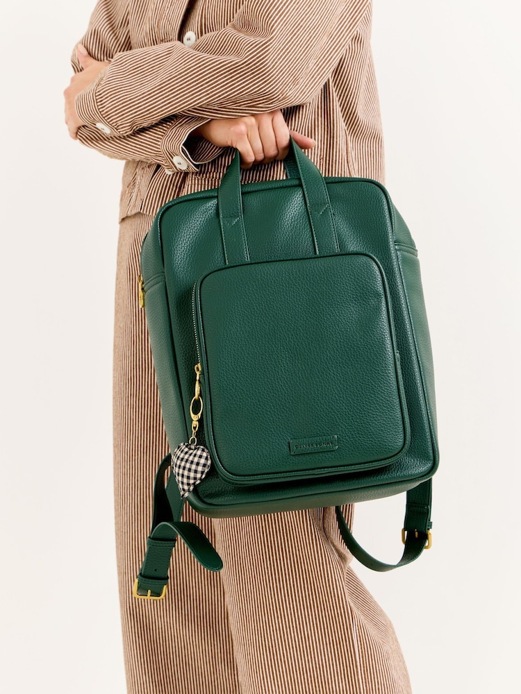 Oliver Bonas Green Mami Forest Backpack - Image 1 of 7