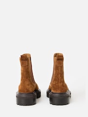 Oliver Bonas Tan Chunky Suede Chelsea Boots - صورة 6 من 6
