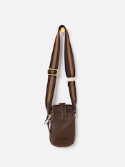 Oliver Bonas Brown Cross-Body Phone Bag - Image 3 of 7