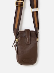 Oliver Bonas Brown Cross-Body Phone Bag - Image 4 of 7