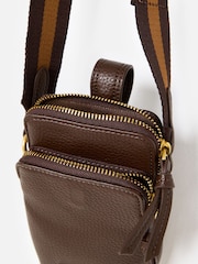 Oliver Bonas Brown Cross-Body Phone Bag - Image 5 of 7