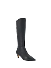 Negro - Dune London Shasa Knee High Boots - Imagen 1 de 5