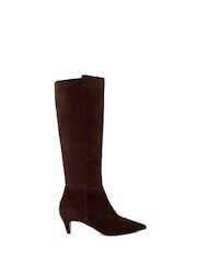 Marrón - Dune London Shasa Knee High Boots - Imagen 1 de 5