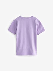 Grenouille surfeuse violette - T-shirt graphique à manches courtes coupe régulière 100% coton (3-16ans) - Image 2 of 3