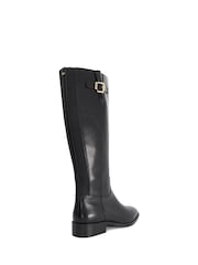Dune London Black Wide Fit Tali Knee High Boots - Image 3 of 5
