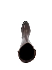 Dune London Brown Wide Fit Tali Knee High Boots - Image 4 of 5