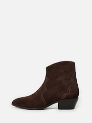 Oliver Bonas Suede Western Cowboy Boots - Obrázek 3 z 7