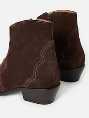 Oliver Bonas Suede Western Cowboy Boots - Obrázek 5 z 7