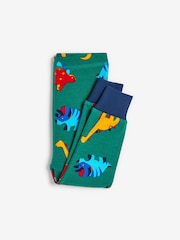 Blue/Red/Green Stripe Dino 3 Pack Snuggle Pyjamas (9mths-8yrs) - Image 9 of 14