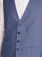 Light Blue Regular Fit Waistcoat - Image 5 of 7