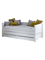 Flexa Kids White Avenue Kids Nordic Daybed With Storage Drawers And Pull-Out Bed - Image 3 of 4