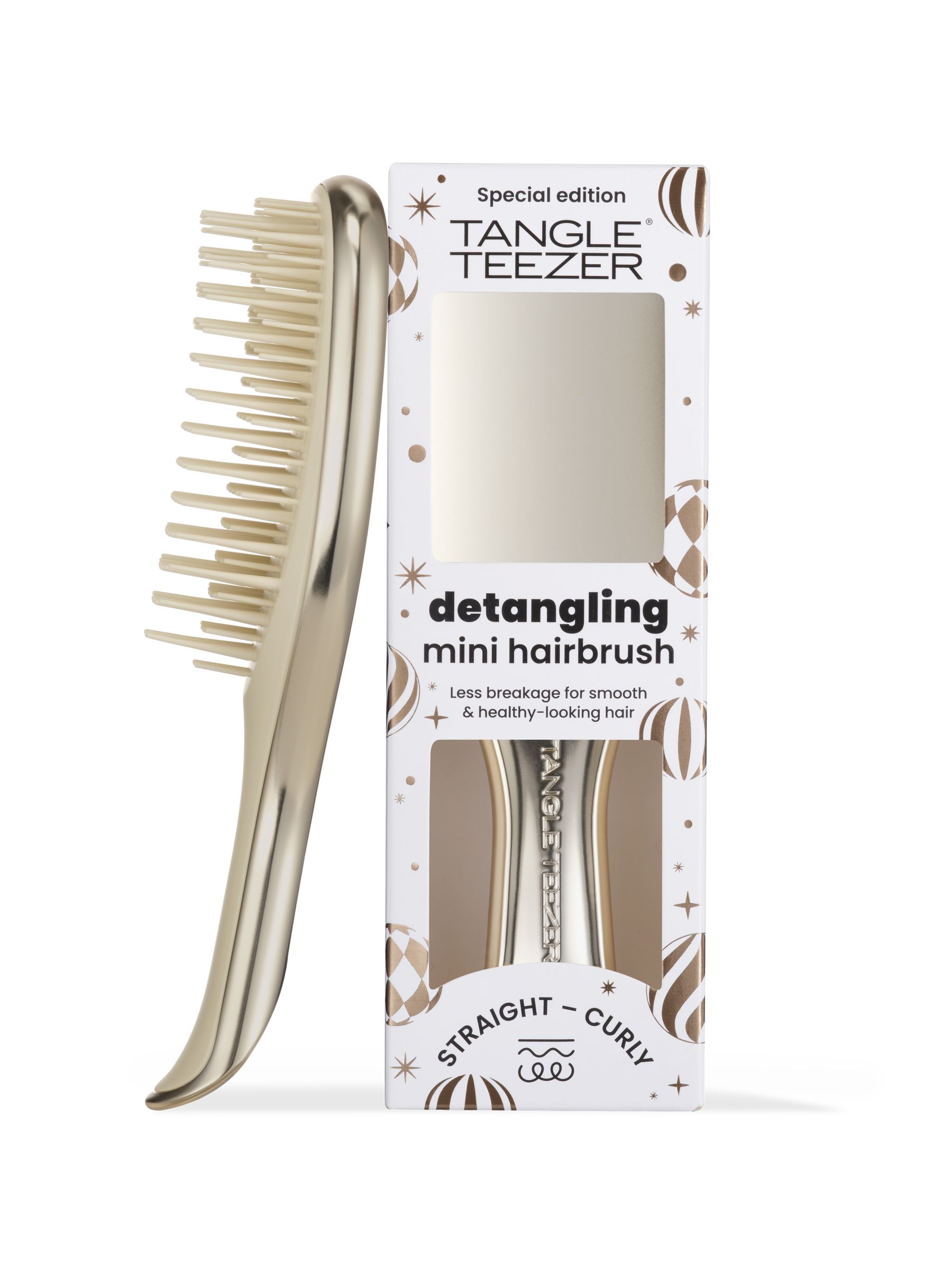 Tangle Teezer Mini Ultimate Detangler Holiday 2026 Chrome - Satin Pink - Image 7