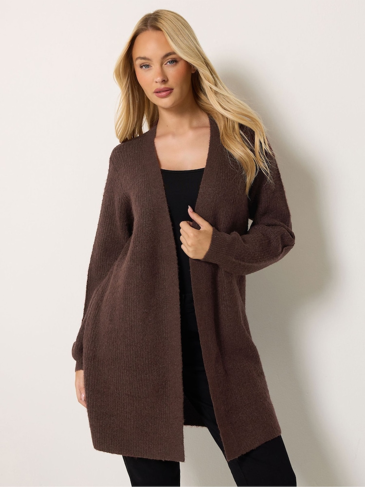 M&Co Brown Knitted Cardigan - Image 1 of 6