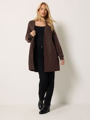 M&Co Brown Knitted Cardigan - Image 2 of 6