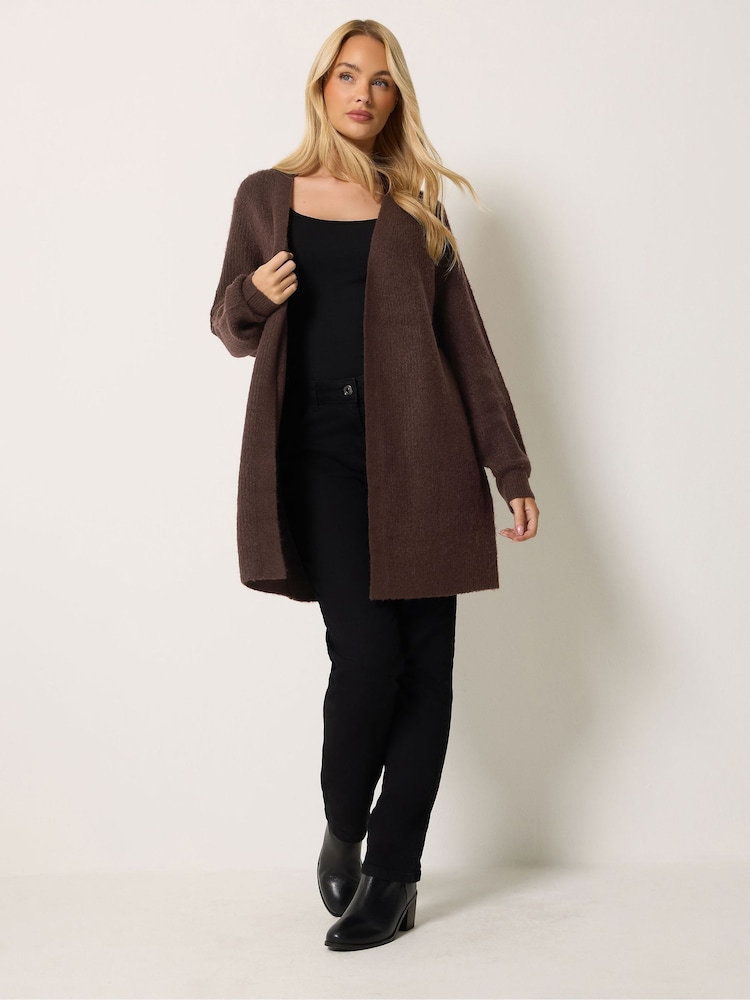 M&Co Brown Knitted Cardigan - Image 2 of 6