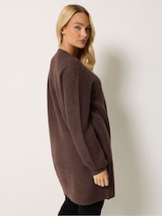 M&Co Brown Knitted Cardigan - Image 3 of 6
