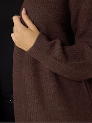 M&Co Brown Knitted Cardigan - Image 4 of 6