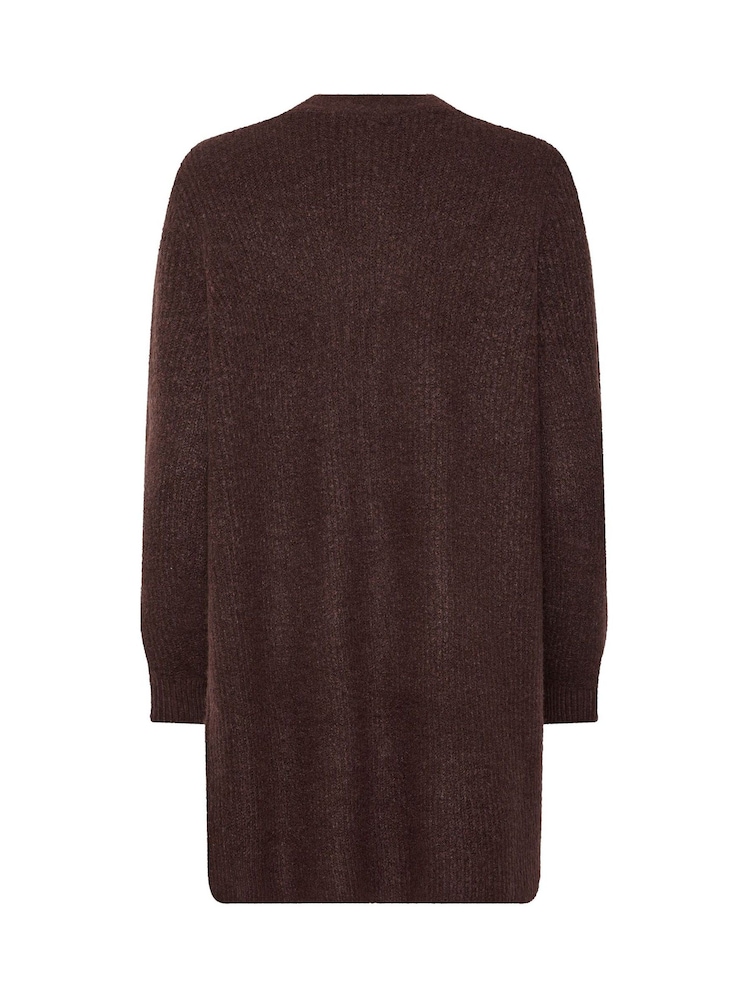 M&Co Brown Knitted Cardigan - Image 6 of 6