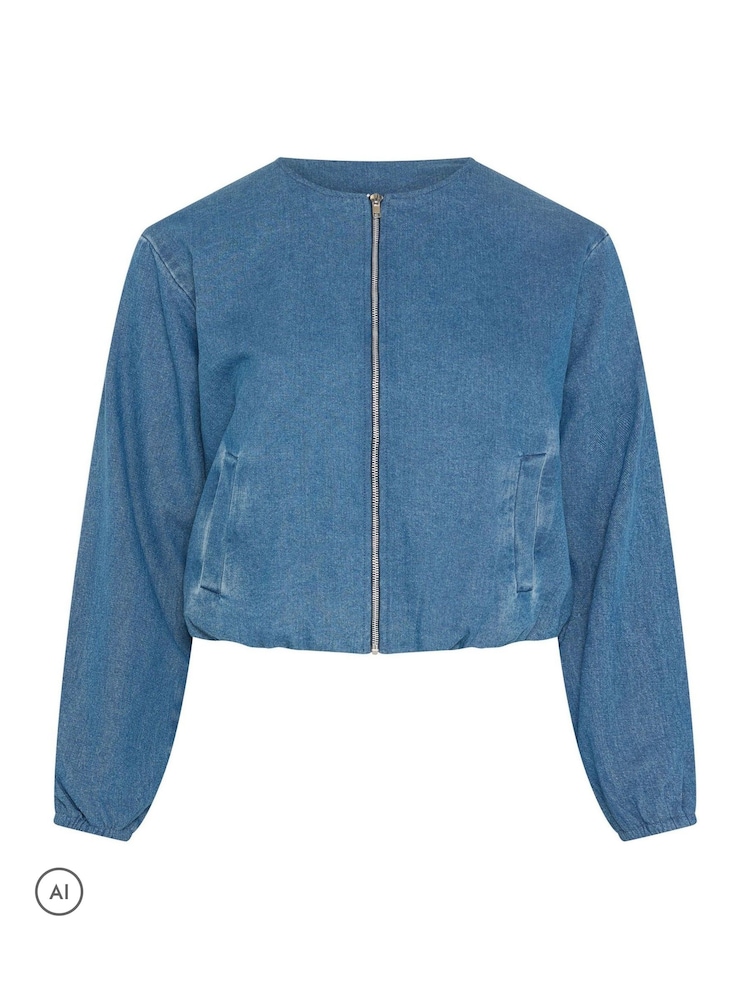Mavi - Yours Curve Limited Co-ord Barrel Jacket - 2şəkildən 1 şəkil