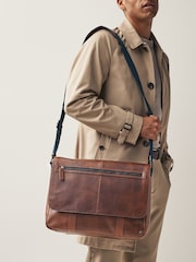 Brown Messenger Bag - Image 1 of 9