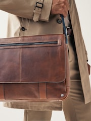 Brown Messenger Bag - Image 3 of 9
